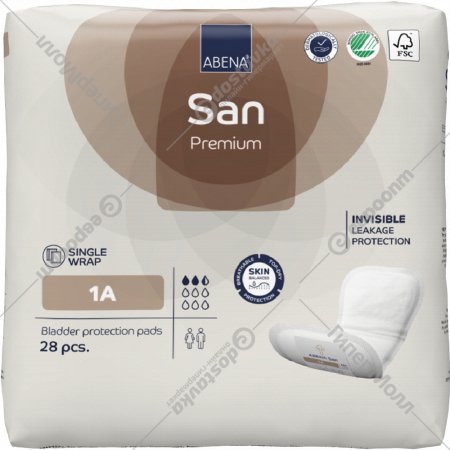 Прокладки одноразовые для взрослых «Abena» San 1А Premium, 28 шт