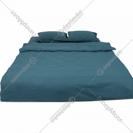 Комплект постельного белья «AksHome» Океанический, 1.5-спальный, поплин