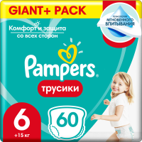 

Подг-трус"PAMPERS AB PANTS ДЖ 6+"60шт