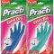 Резиновые перчатки «Paclan» Practi Extra Dry, размер S