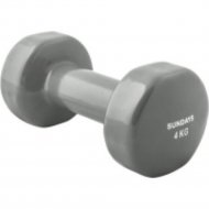 Гантель «Sundays Fitness» IR92005, серый, 4 кг
