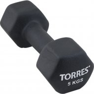 Гантель «Torres» PL55015, черный, 5 кг