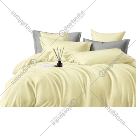 Комплект постельного белья «Luxor» №11-0617 TPX Евро-стандарт, ваниль, сатин
