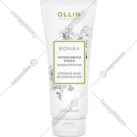 Маска для волос «Ollin Professional» BioNika интенсивная маска реконструктор, 200 мл