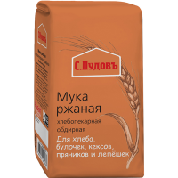 

Мука ржаная х/п обдир"С.ПУДОВЪ"(пак)1кг