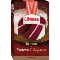 

Мучная смесь"ТОРТ КРАСНЫЙ БАРХАТ"400г