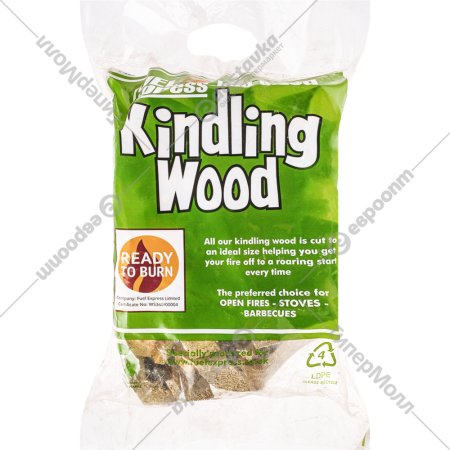 Лучина «Kindling Wood» в пакете, 0.008 м3