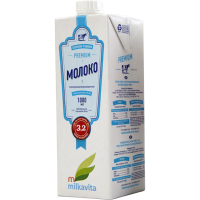 

Молоко "МИЛКАВИТА" (т/пак) 3.2% 1л