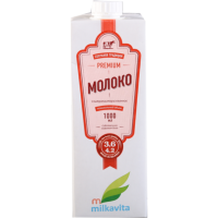 

Молоко "МИЛКАВИТА" (т/пак) 3.6% 1л