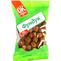 

Фундук очищенный, 70 г.
