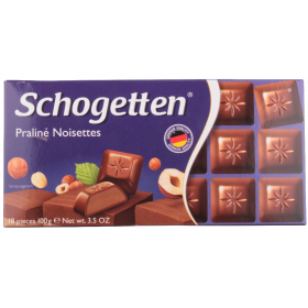 Шо­ко­лад мо­лоч­ный «Schogetten» с на­чин­кой из нуги, 100 г