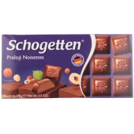 Шоколад молочный «Schogetten» с начинкой из нуги, 100 г