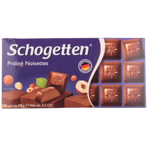 Шоколад молочный «Schogetten» Praline Noisettes, 100 г
