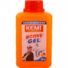 Средство для устранения засоров «Kemi» Active Gel, 500 мл
