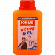Средство для устранения засоров «Kemi» Active Gel, 500 мл