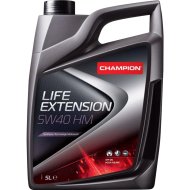 Масло моторное «Champion» Life Extension, 5W40 HM, 8227844, 5 л