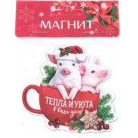 

Магнит новогодний "ПОРОСЁНОК"(25557086)