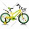 Велосипед детский «Mobile Kid» Slender 18, yellow/green