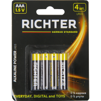 

Батарейка"RICHTER"(AAA)4шт
