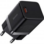 Сетевое зарядное устройство «Baseus» Fast Charger 1C 30W CCGAN30CU, CCGN010101, black