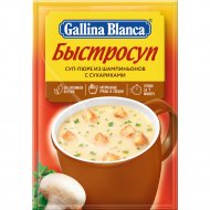Суп быстрого приготовления «Gallina Blanca» шампиньоны с сухариками, 17 г