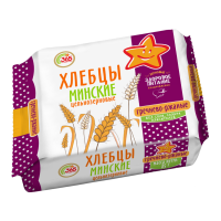 

Хлебцы "МИНСКИЕ" (гречнево-ржаные)РБ 85г