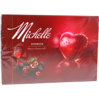 

Конфеты шок."MICHELLE"(вишня в шок.)200г