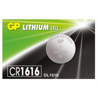 

Элем.пит.литиев"GP LITHIUM"(CR1616) 1шт