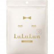 Набор масок для лица «LuLuLun» Face Mask Clear White, увлажнение и улучшение цвета лица, 10 шт