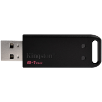 

Флеш диск"KINGSTON"(чёрн,DT20/64GB)