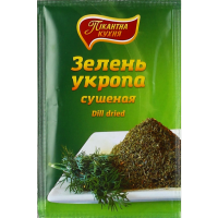 

Зелень укропа (сушеная) 6г