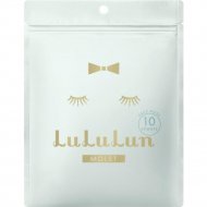 Набор масок для лица «LuLuLun» Face Mask Moist Blue, глубокое увлажнение обезвоженной кожи, 10 шт