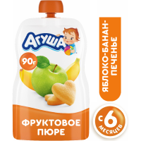 

Пюре "АГУША" ябл.банан печенье 90 г