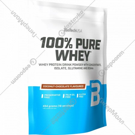 Протеин «BioTech USA» Pure Whey, кокос/шоколад, 454 г