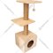 Комплекс для кошек «Cat House» с 2-я полками 1.00, джут бежевый