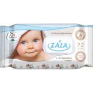 Салфетки влажные детские «Zala» с экстрактом хлопка, 72 шт
