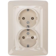 Розетка «Kranz» DEA, KR-78-0250, бежевый