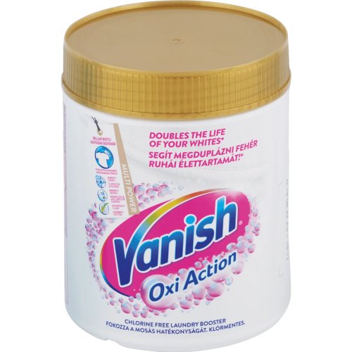 Пятновыводитель «Vanish» Oxi Action, White, 470 г