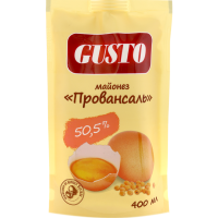 

Майон.клас."GUSTO"50.5%(д/п с доз.)400мл