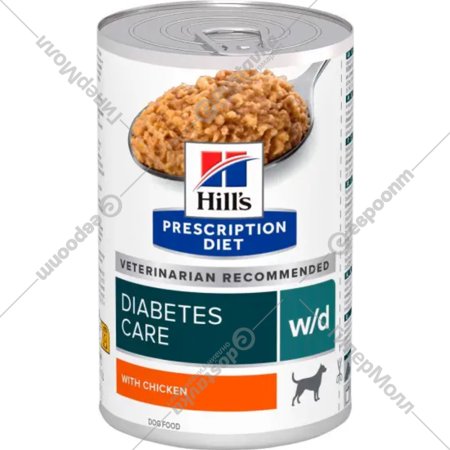 Консервы для собак «Hill's» Prescription Diet w/d, 607220, курица, 370 г