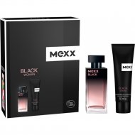 Набор косметики «Mexx» Black, Туалетная вода +гель для душа, 30+50 мл