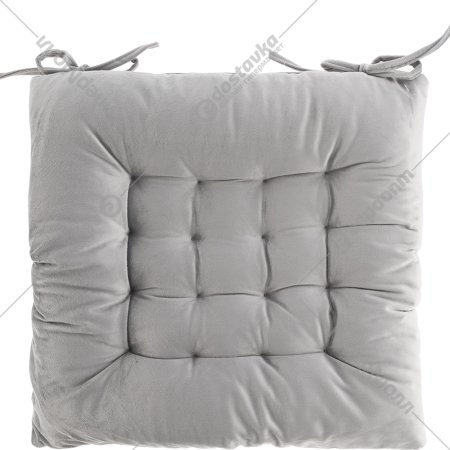 Подушка для стула, 40х40 см, серая, арт. Z22083003