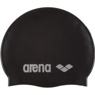 Шапочка для плавания «Arena» Classic Silicone, 91662 55, Black/Silver