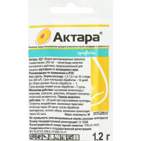 

Средство "АКТАРА ВДГ" (инсектицид) 1.2г