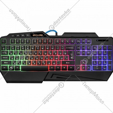 Клавиатура «Defender» SkyLord GK-126 RU, RGB подсветка, 19 Anti-Ghost, 45156