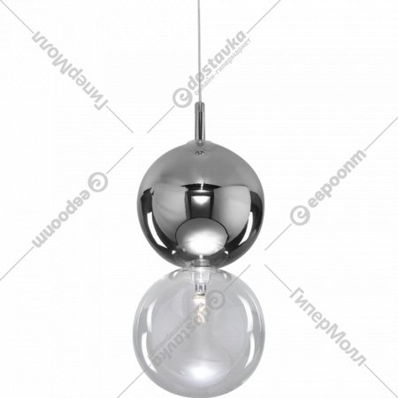 Подвесной светильник «Евросвет» 50091/1, хром/дымчатый