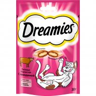 Лакомство «Dreamies» для взрослых кошек с говядиной, 30 г