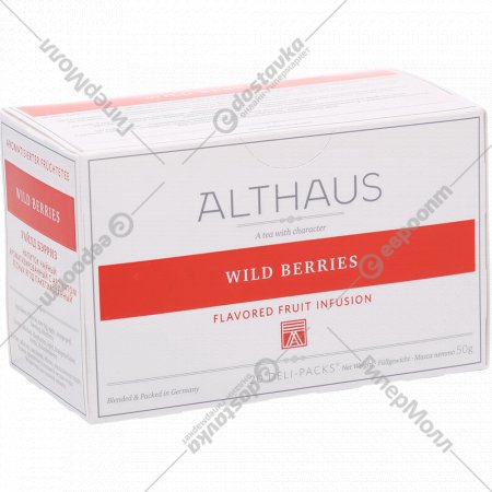 Чайный напиток «Althaus» Deli Packs, уайлд бэрриз, 20 пакетиков