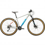 Велосипед «Cube» AIM SL Teamline Edition 29 2021, 19, серый/голубой/красный