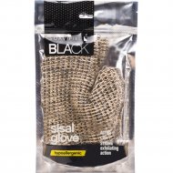 Рукавица-мочалка «Suavipiel» Black sisal glove